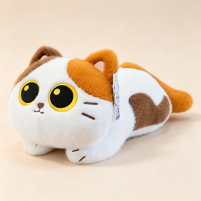 Fluffy Lying Kitten