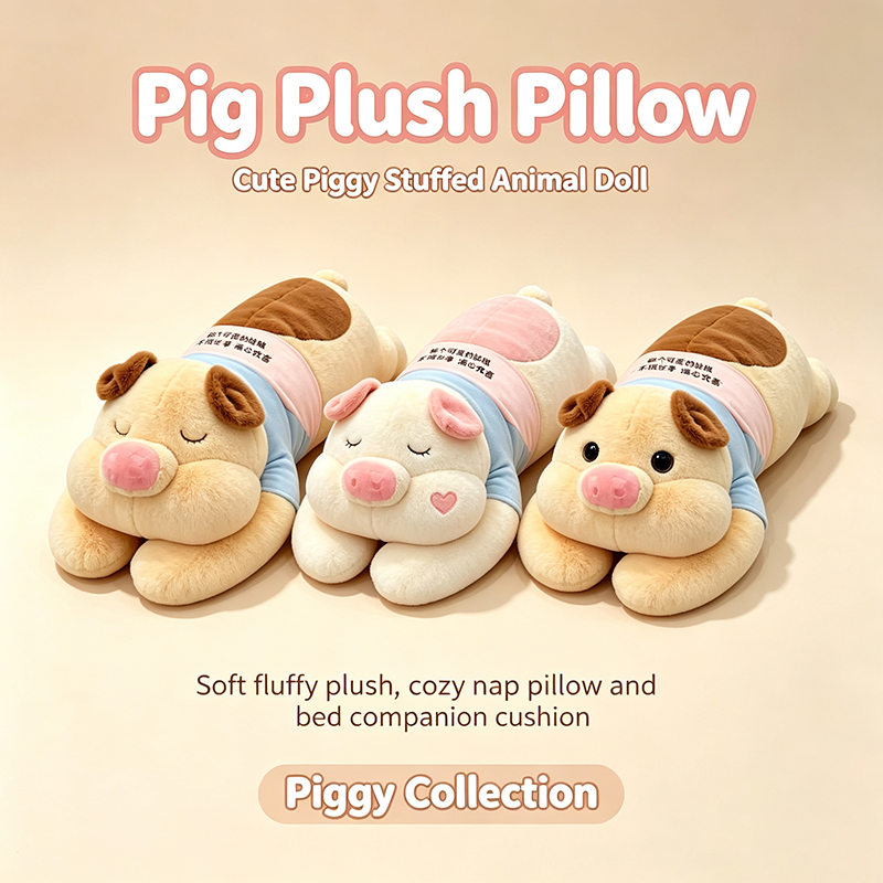 Pig Plush Pillow
