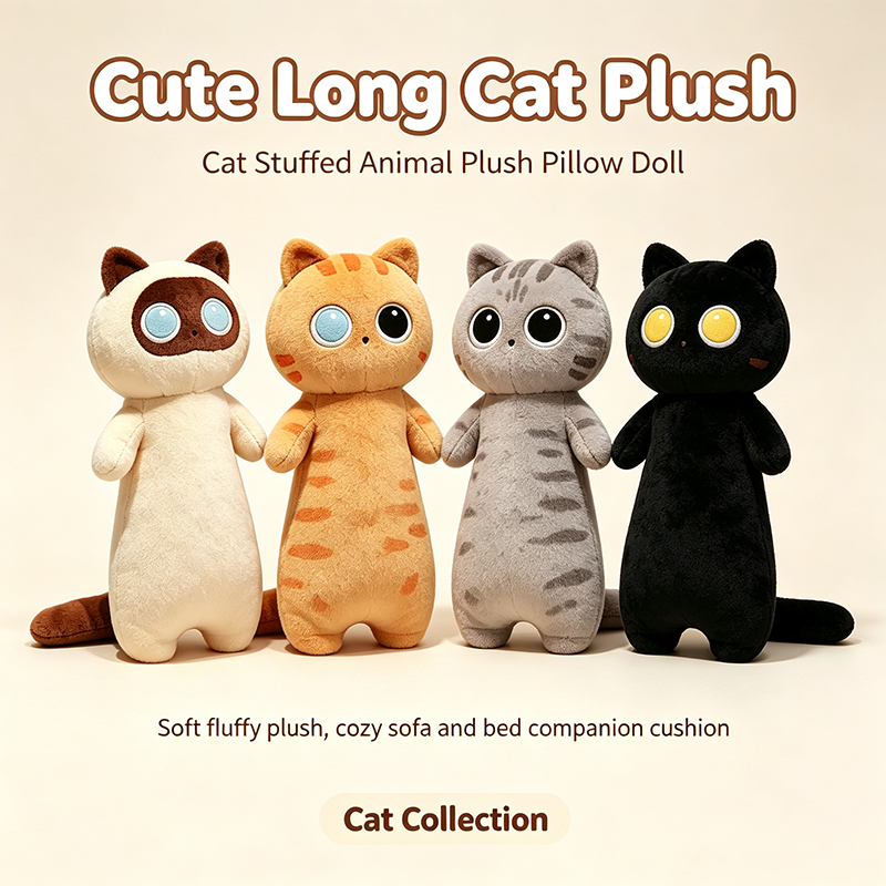 Cute Long Cat Plush