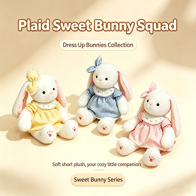 Plaid Sweet Rabbit Squad