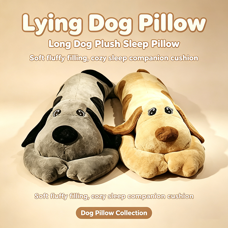 Lying Dog Pillow